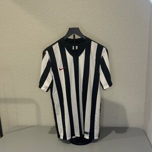 Nike Black and White Striped Men's Jersey